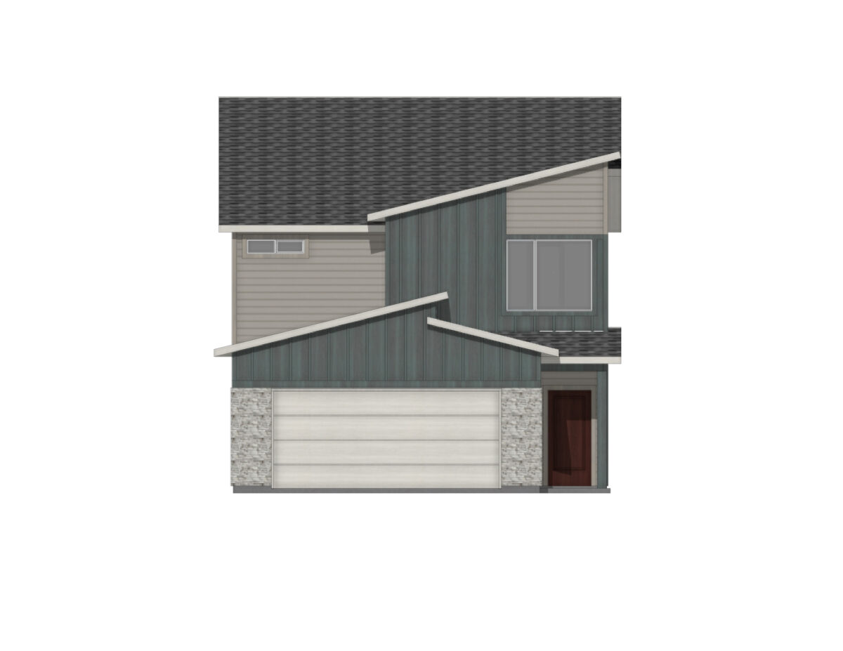 Ellevation Illustration of a Berlin 1630 Modern by CBH Homes