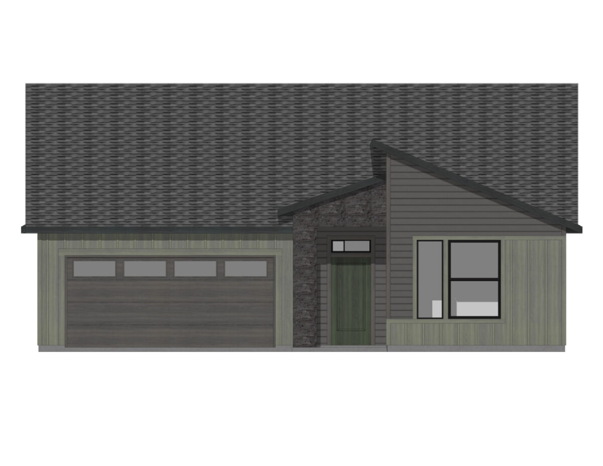 Elevation Illustration for a Miramar 2054 Modern by CBH Homes