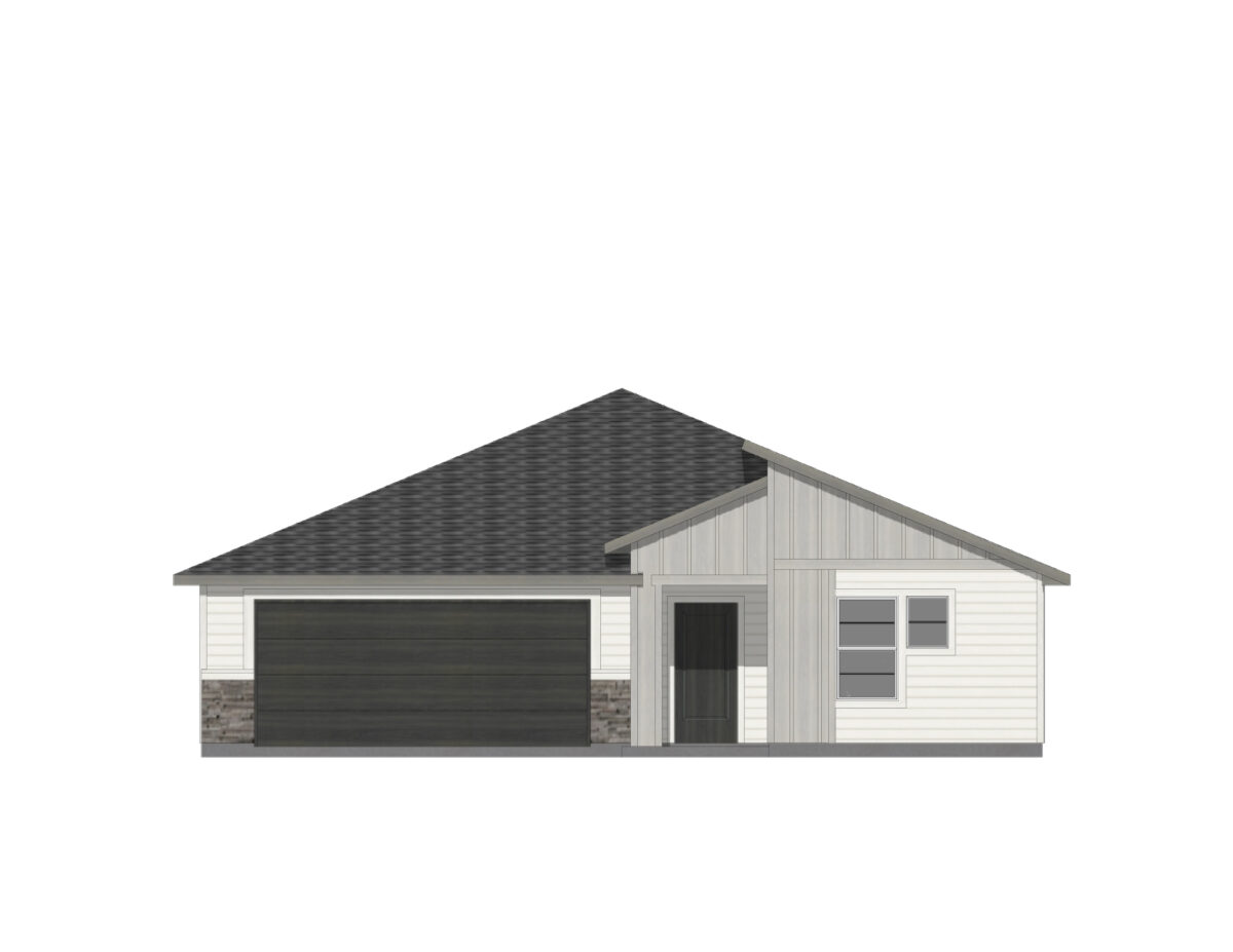 Elevation Illustration of a Olivia 1522 Modern by CBH Homes