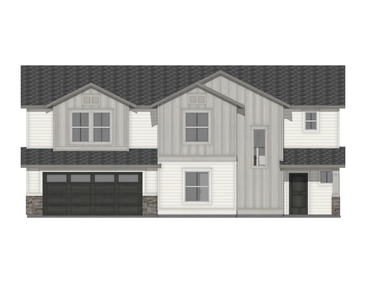 Elevation Illustration for a Wycliffe 2020 Cottage floor plan by CBH Homes