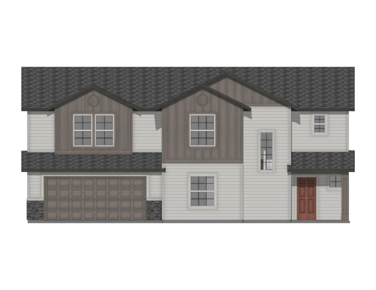 Elevation Illustration for a Wycliffe 2020 Traditional floor plan by CBH Homes