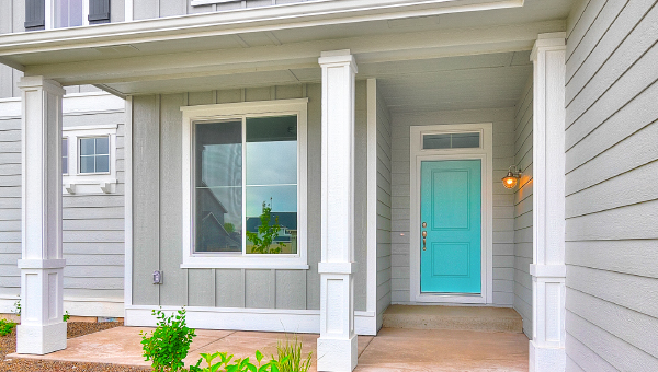 Front porch of home
