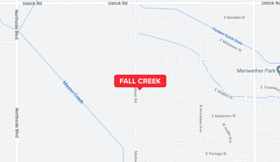 Fall Creek Map 