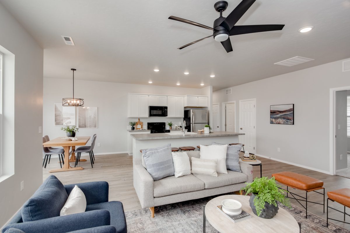 Staged model home photo by CBH Homes.