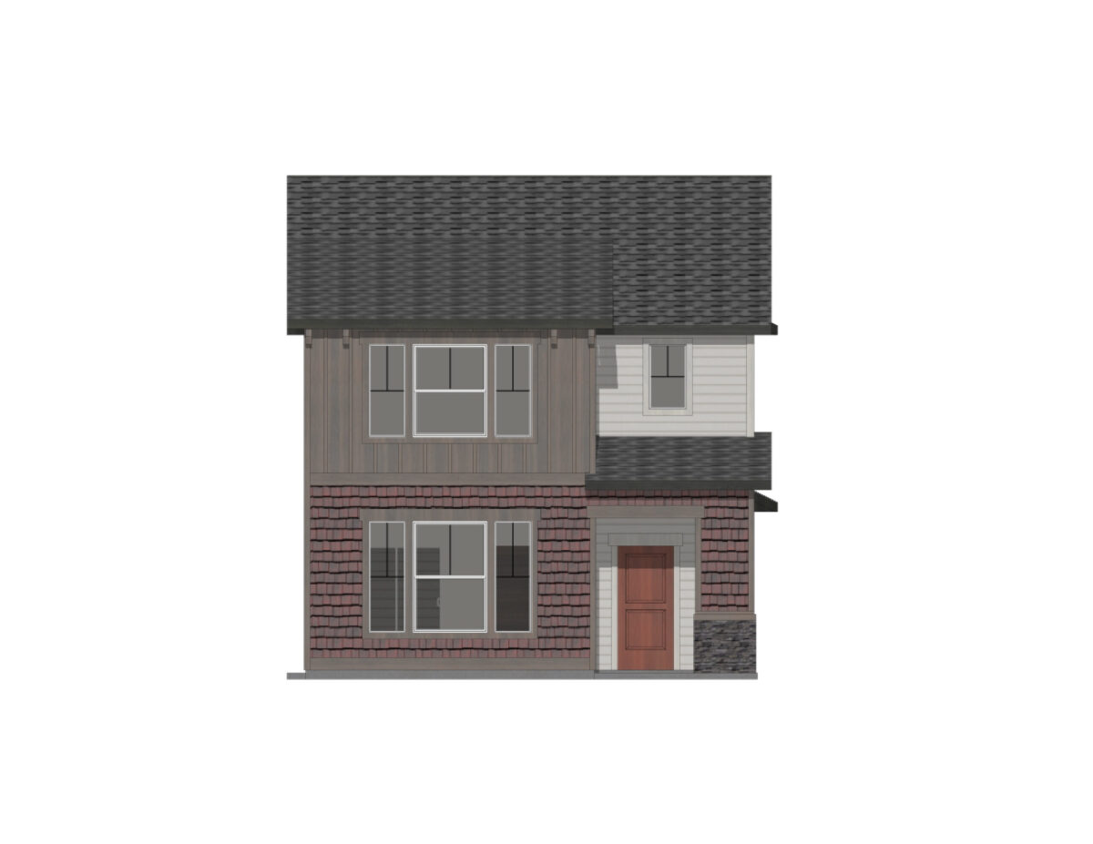 Elevation Illustration for a Caribou 1817 Bungalow by CBH Homes