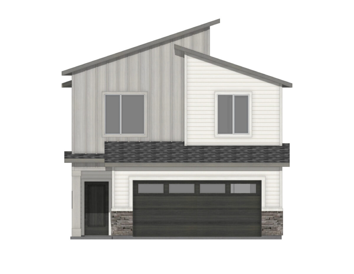 Elevation Illustration for a Clearwater 1856 Modern by CBH Homes