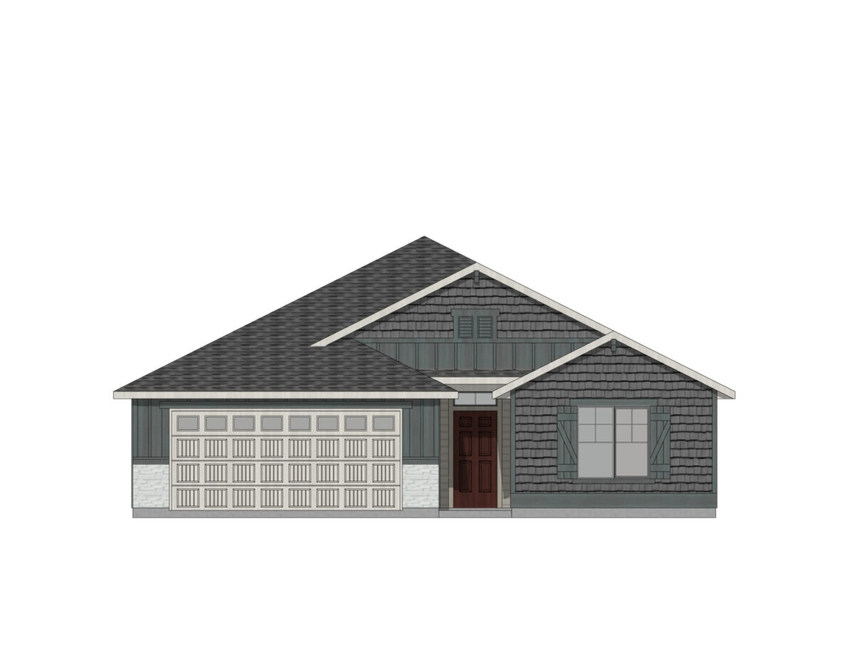 Elevation Illustration for a Harrison 2025 Bungalo floor plan by CBH Homes