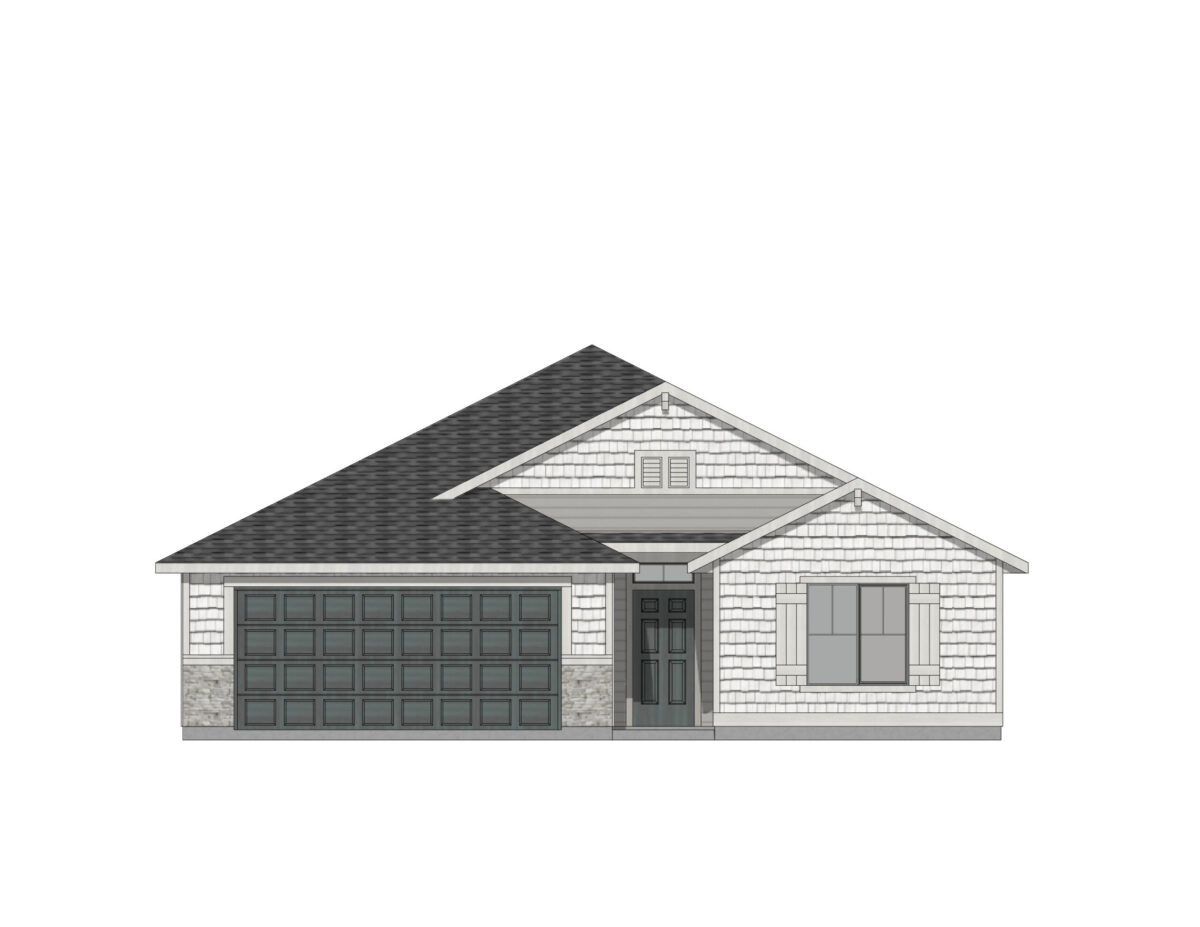 Elevation Illustration for a Harrison 2025 Craftsman floor plan by CBH Homes