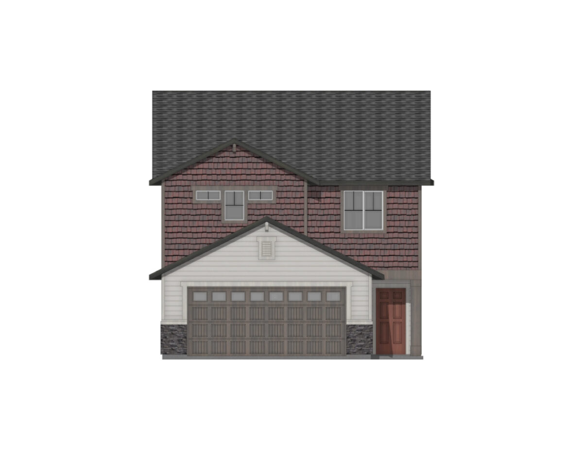 Elevation Illustration for a Hugo 1650 Bungalow by CBH Homes