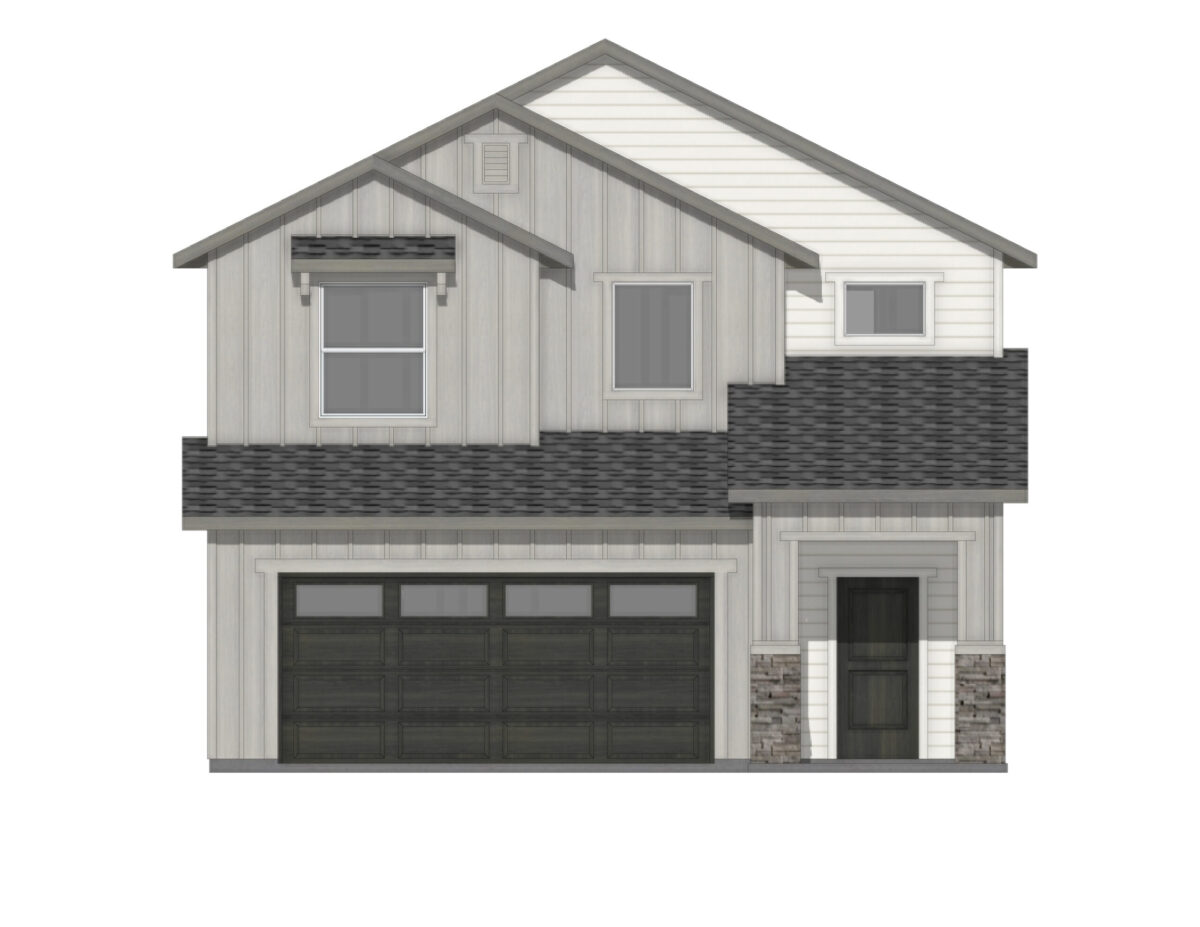 Elevation View for Kootenai 2004 By CBH Homes