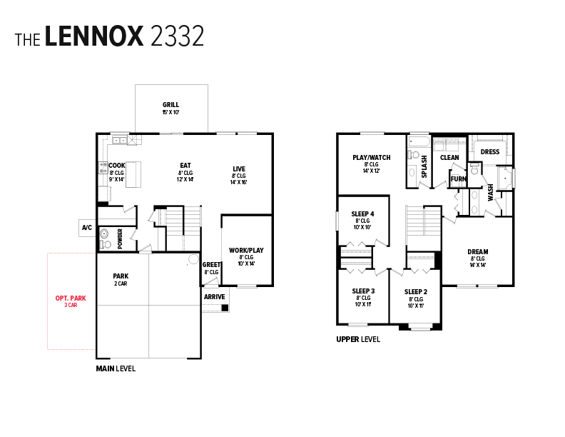Layout image of Lennox 2332