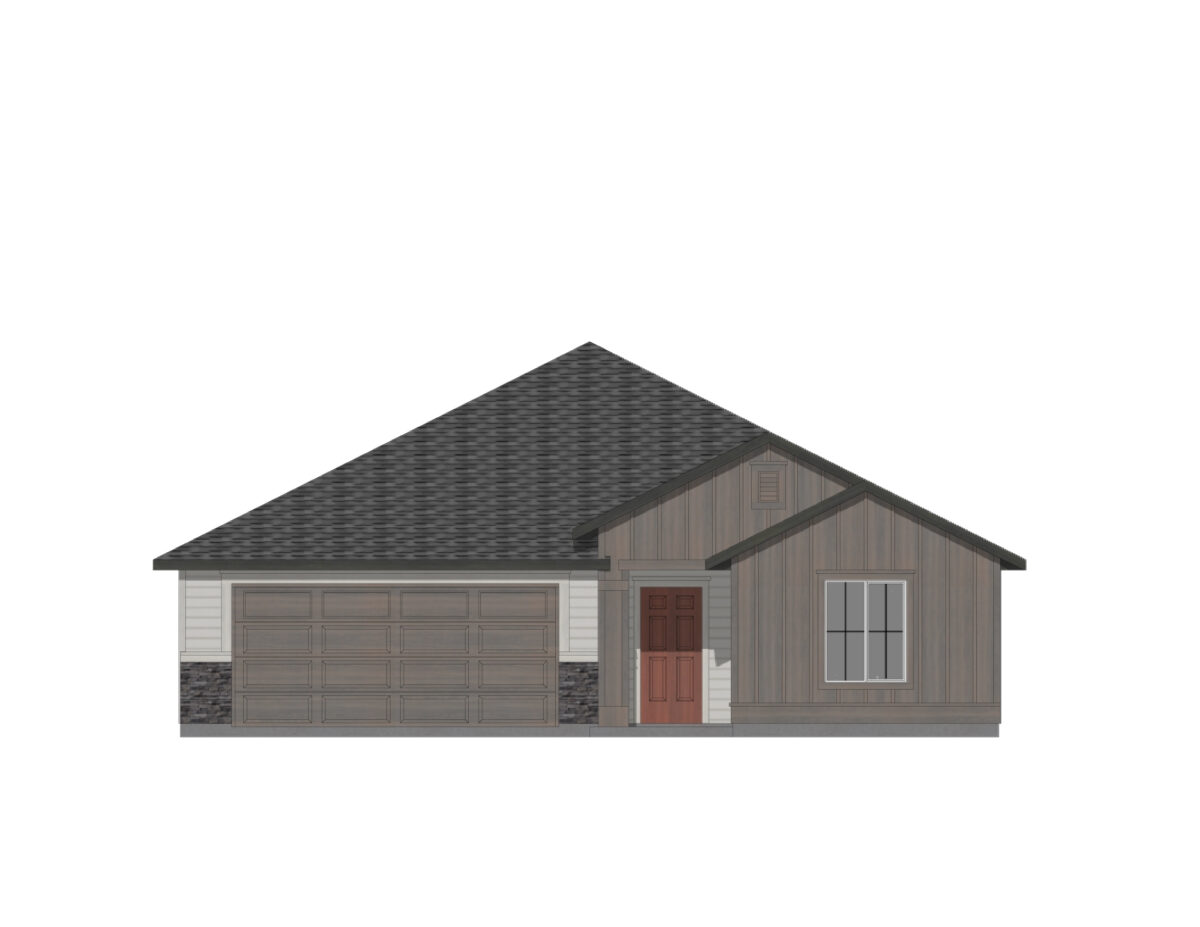 Elevation Illustration of a Olivia 1522 Cottage by CBH Homes