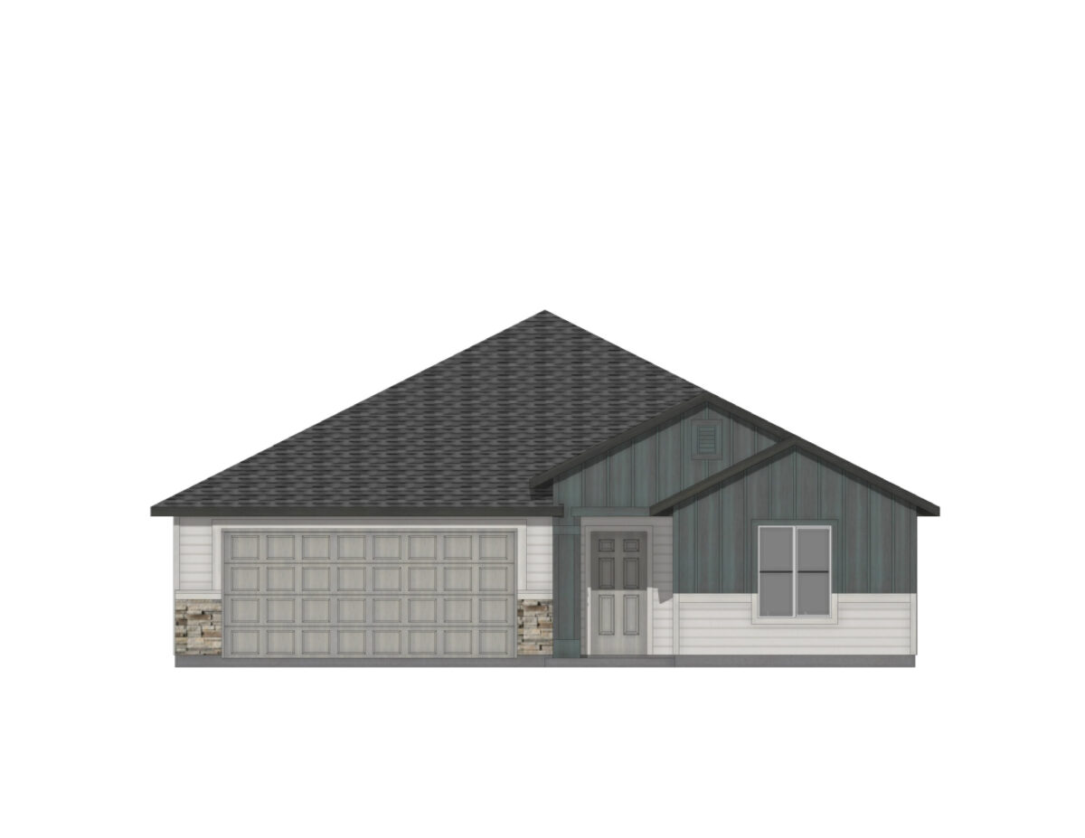 Elevation Illustration of a Olivia 1522 Traditional by CBH Homes