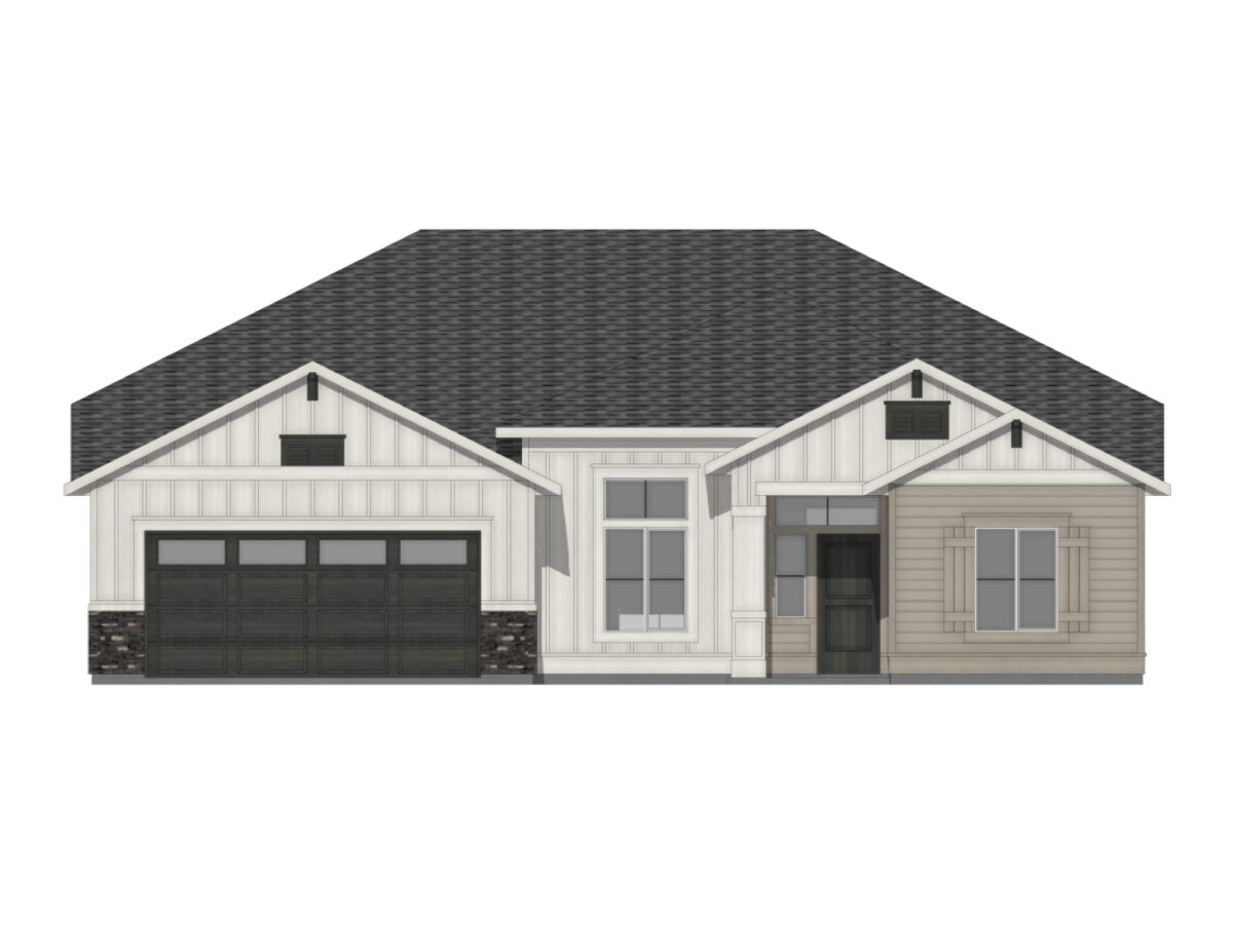 Elevation Illustration for a Pasadena 2351 Cottage by CBH Homes