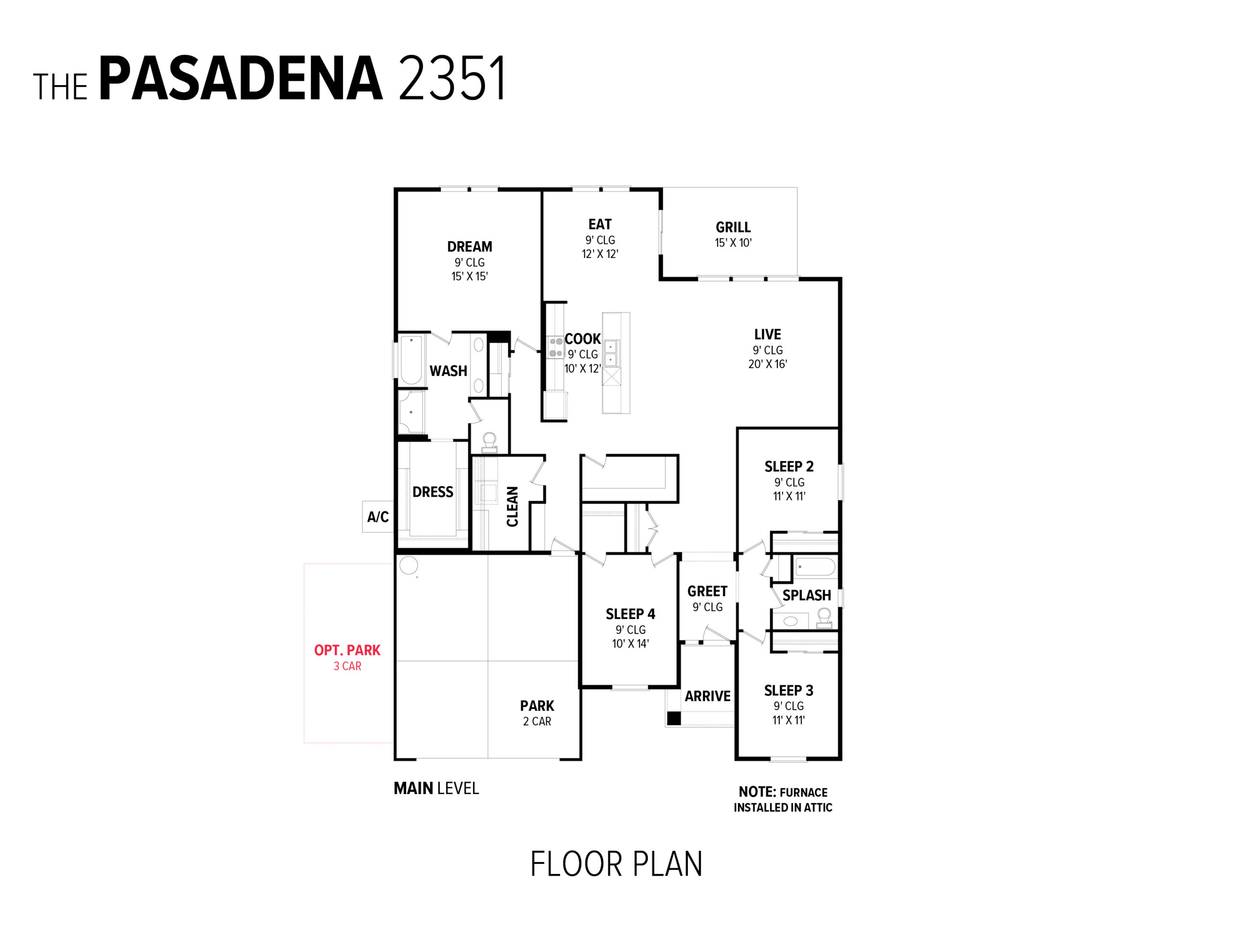 Layout image of Pasadena 2351