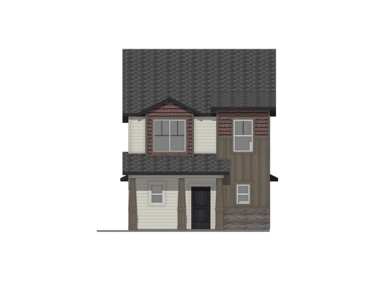 Elevation View for Piper 1580 By CBH Homes