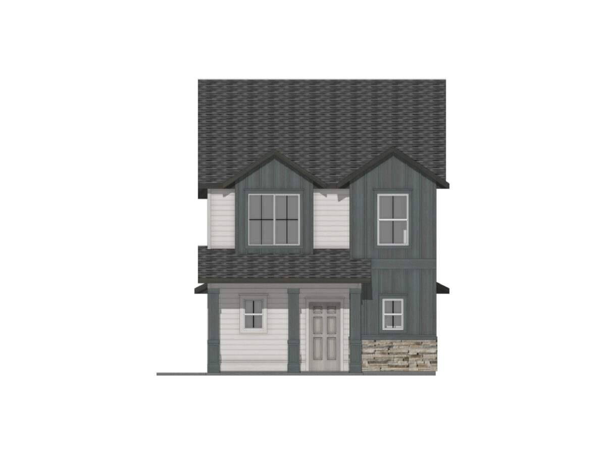 Elevation View for Piper 1580 By CBH Homes