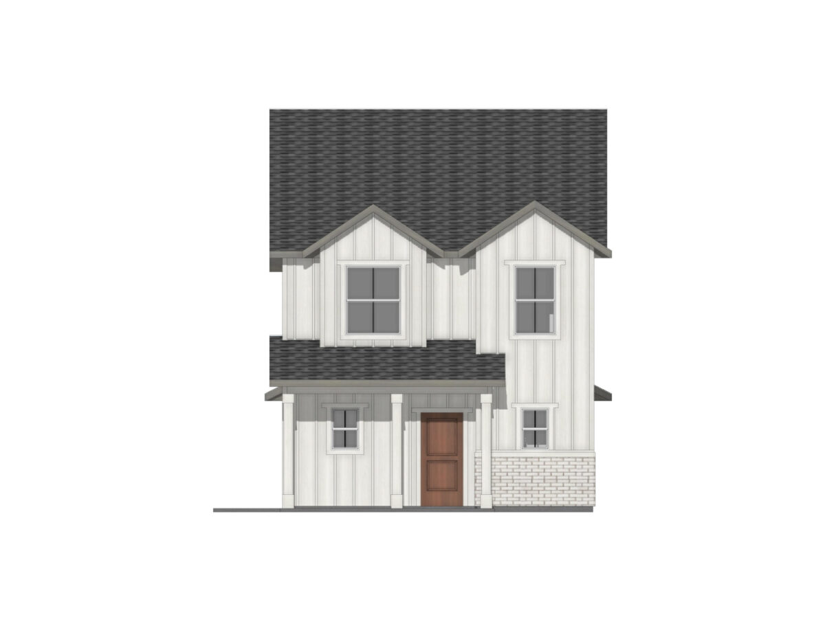 Elevation View for Piper 1580 By CBH Homes