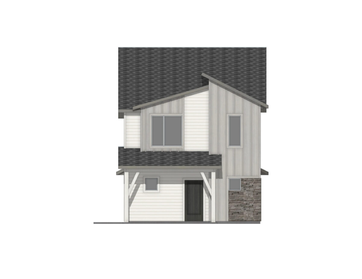 Elevation View for Piper 1580 By CBH Homes