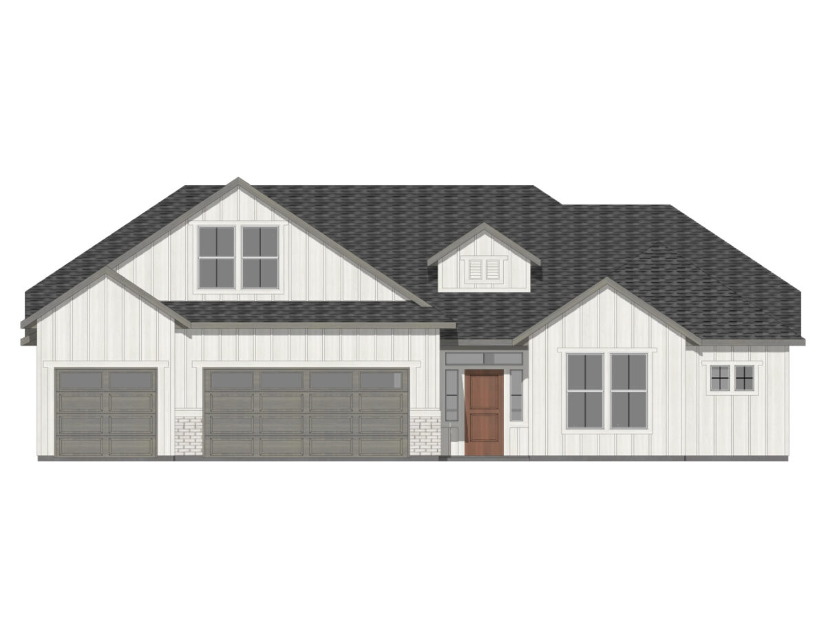 Elevation Illustration for a Sonoma 2539 Farmhouse floor plan by CBH Homes