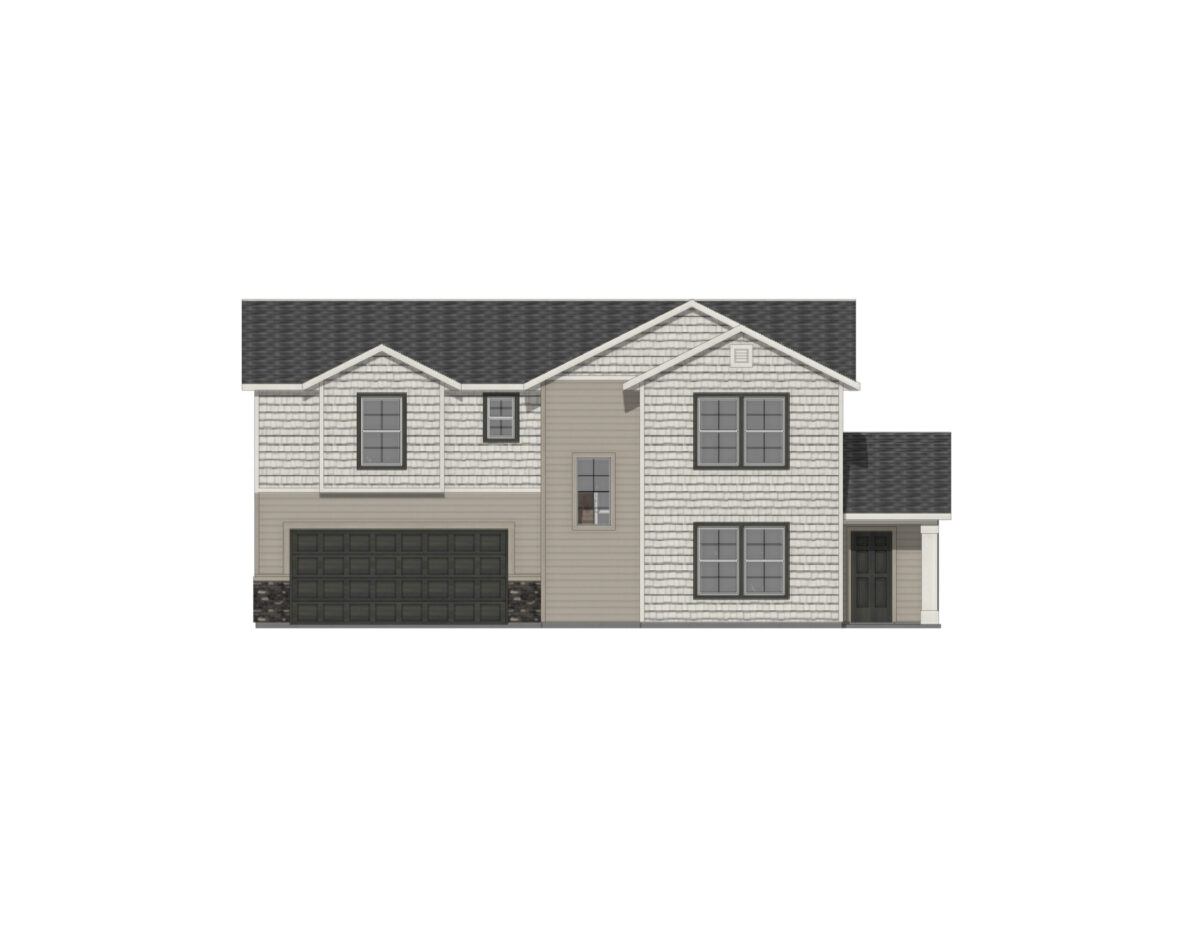 Elevation View for Stratus 1700 By CBH Homes