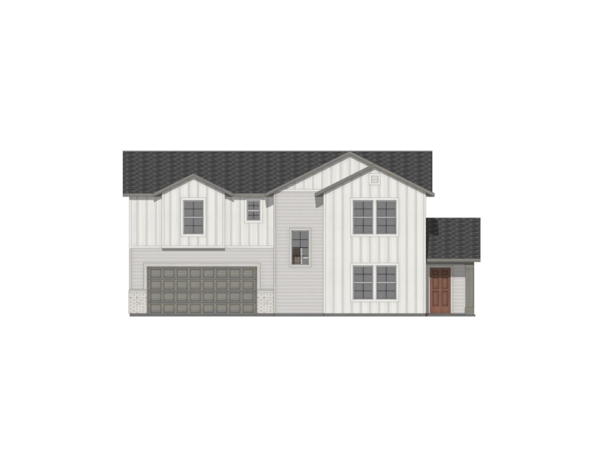 Elevation View for Stratus 1700 By CBH Homes