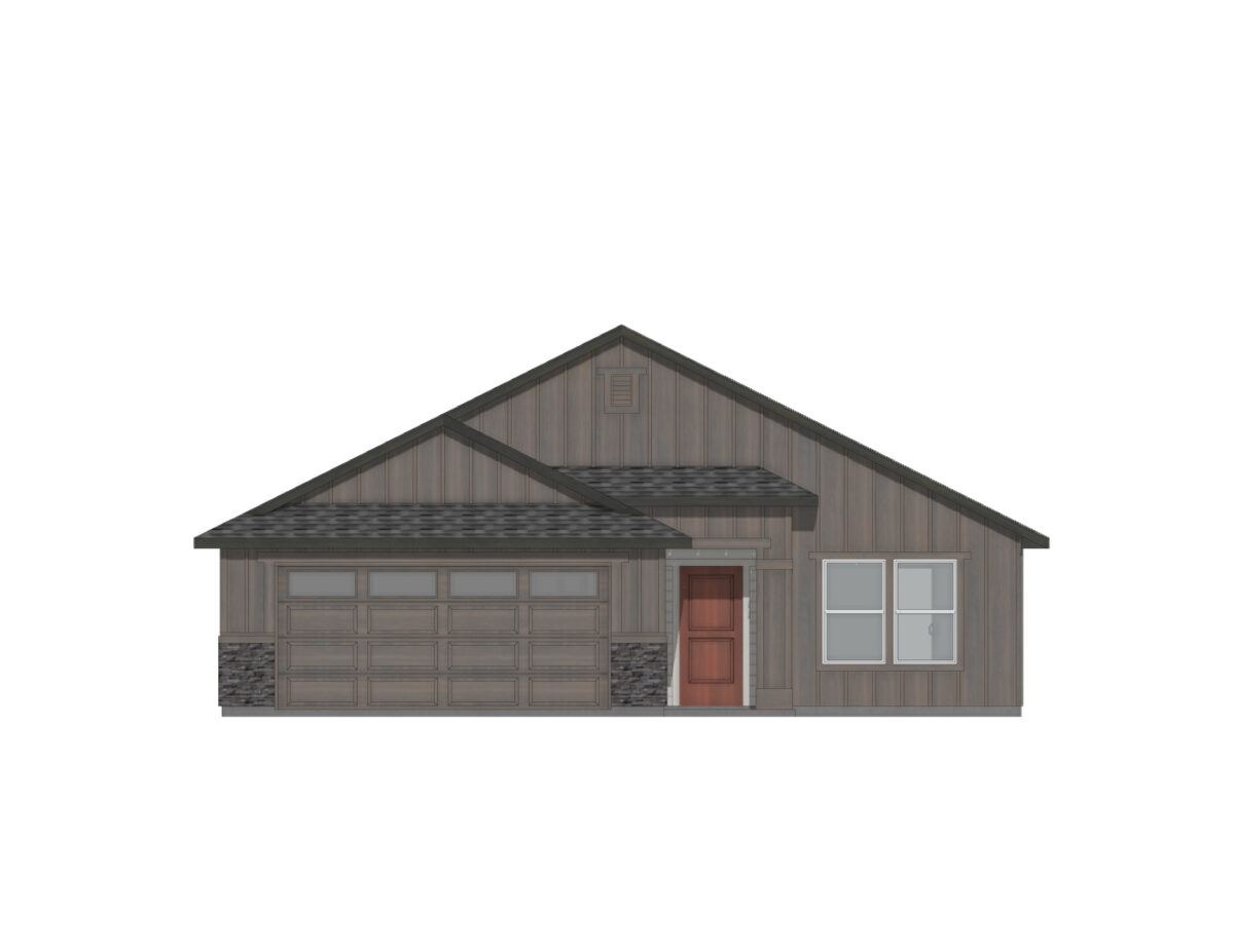 Elevation Illustration for a Chandler 1404 Farmhouse by CBH Homes