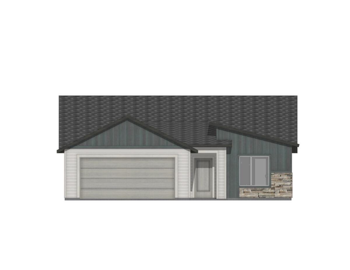 Elevation Illustration for a Chandler 1404 Modern by CBH Homes