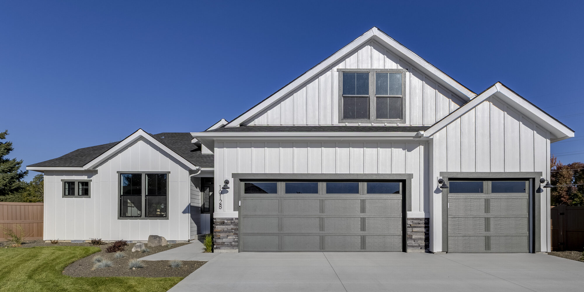 New construction home in Idaho with modern energy-efficient design, built by CBH Homes in the Treasure Valley.